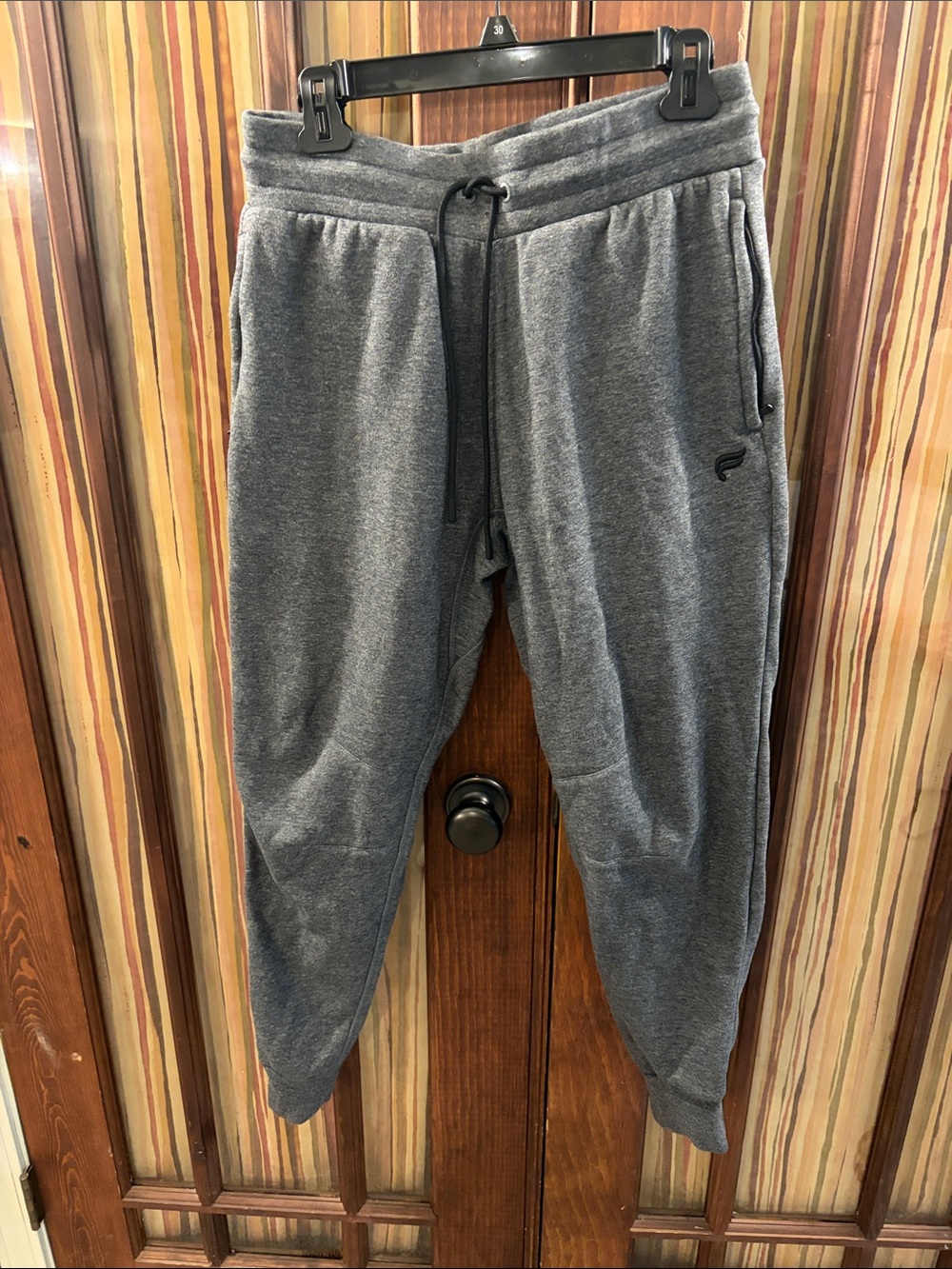Fabletics Men's Charcoal Gray Drawstring Joggers